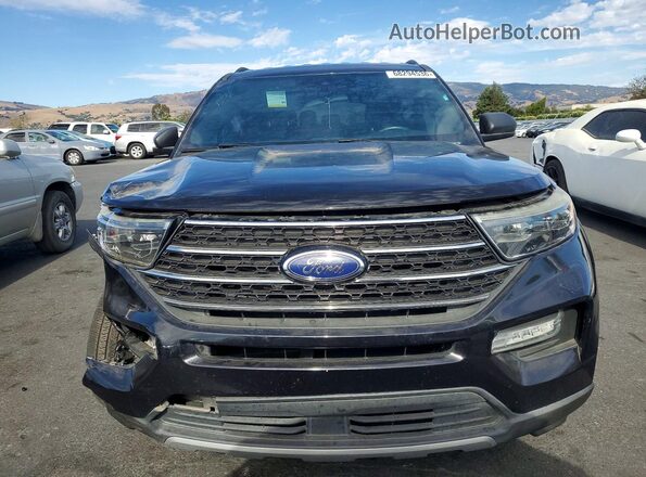 1FMSK7DH2LGB35922 2020 FORD EXPLORER Black Widok z tyłu