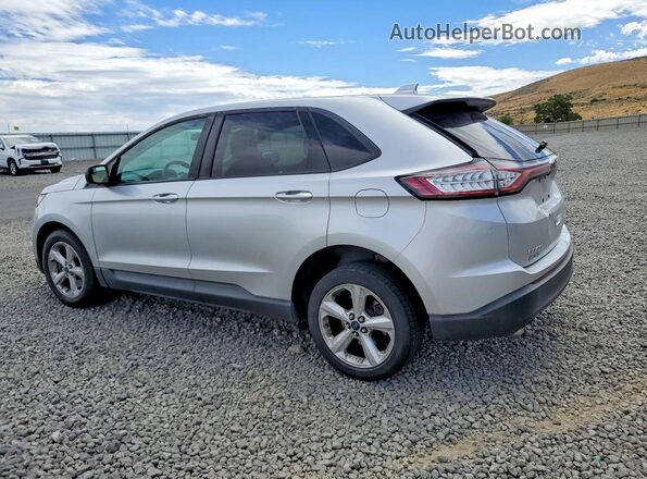 2FMPK4G98GBB78313 2016 FORD EDGE Серебряный Задняя правая четверть