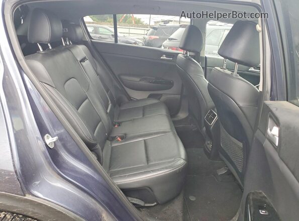 KNDPNCAC6K7495969 2019 KIA SPORTAGE Blue Widok komory silnika