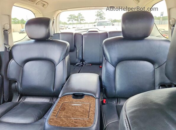 JN8AZ2NE5G9126519 2016 INFINITI QX80 Black Вид задньої частини салону