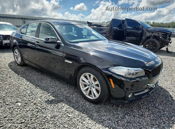WBA5A5C52GG353376 2016 BMW 5 SERIES Black წინა ხედი