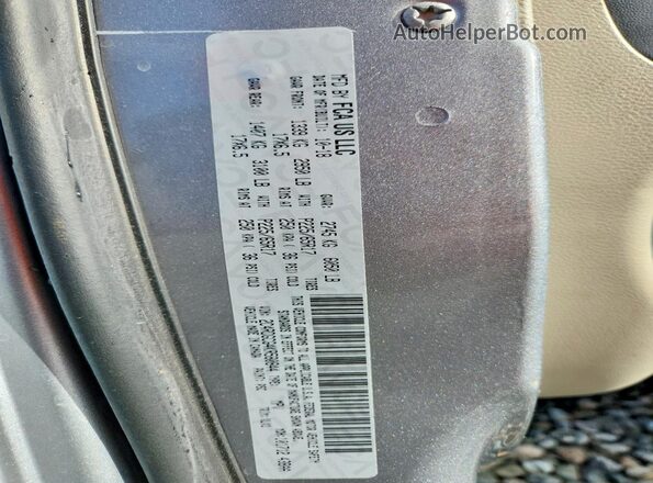 2C4RDGCG4KR580844 2019 DODGE GRAND Gray Панорамний вид салону 360°