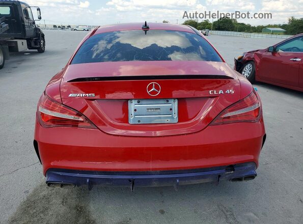 WDDSJ5CB6JN515482 2018 MERCEDES-BENZ CLA-CLASS Красный Вид салона спереди