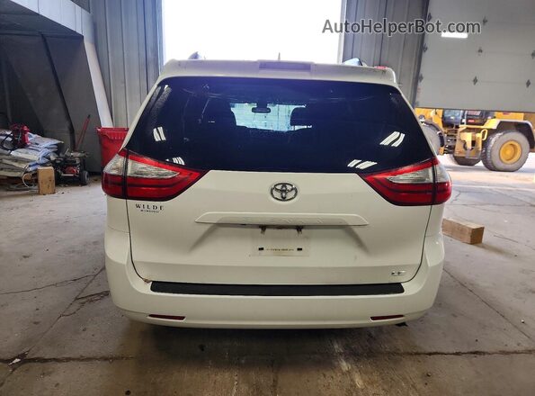 5TDKZ3DC7JS919576 2018 TOYOTA SIENNA White წინა სალონის ხედი