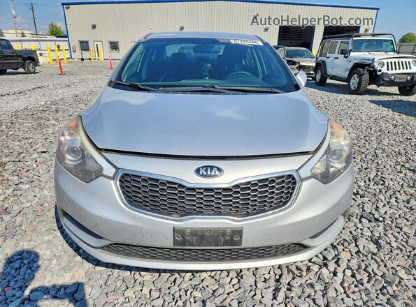 KNAFK4A65G5512426 2016 KIA FORTE Silver Вид ззаду