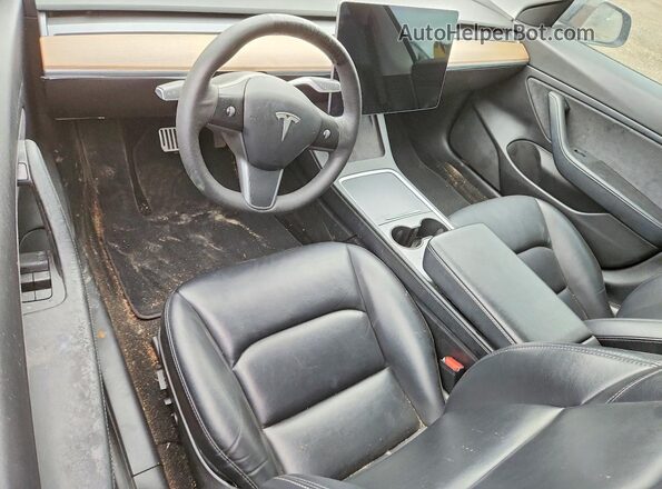 5YJ3E1EB7MF916616 2021 TESLA MODEL 3 Черный Вид щитка приборов