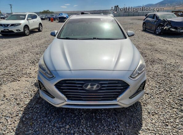 5NPE34AF6JH622839 2018 HYUNDAI SONATA Silver უკანა ხედი