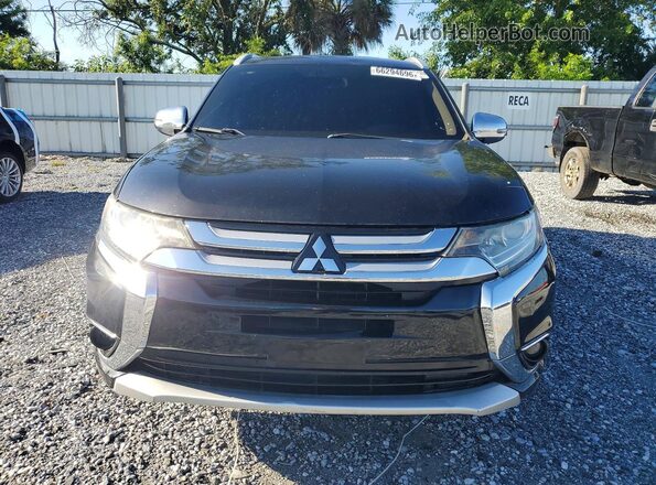 JA4AD3A3XHZ005680 2017 MITSUBISHI OUTLANDER Black Вид ззаду