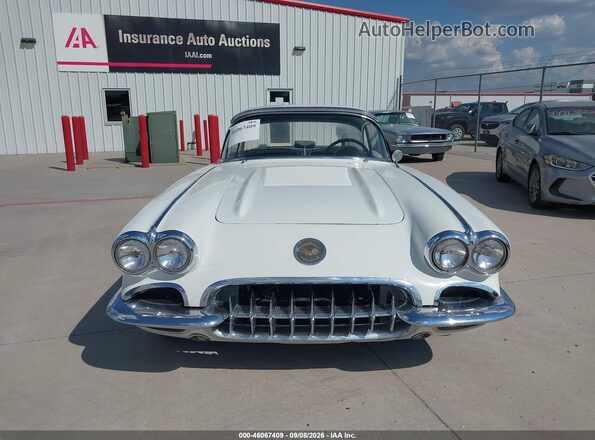 J58S108846 1970 CHEVROLET CORVETTE Белый Вид сзади