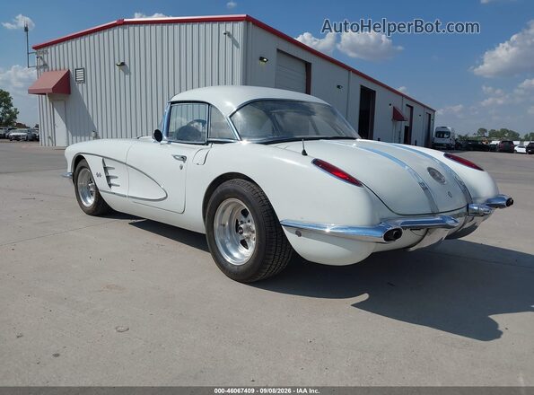 J58S108846 1970 CHEVROLET CORVETTE Белый Задняя левая четверть