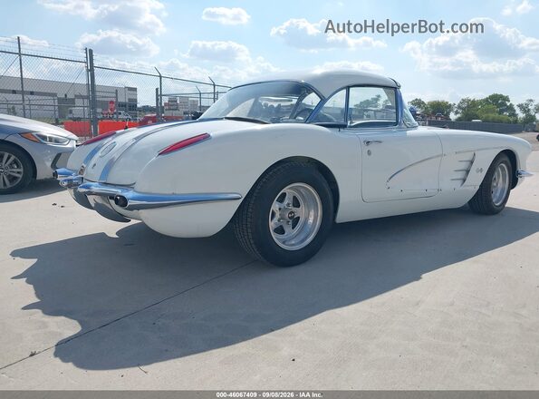 J58S108846 1970 CHEVROLET CORVETTE Белый Задняя правая четверть