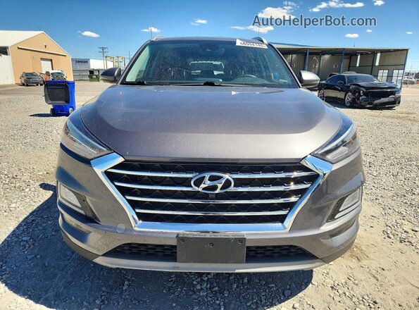 KM8J3CAL5LU129219 2020 HYUNDAI TUCSON Gray Widok z tyłu