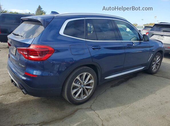 5UXTR9C51JLD72091 2018 BMW X3 Blue წინა მარჯვენა