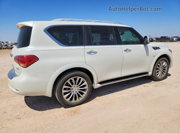 JN8AZ2NE0H9150485 2017 INFINITI QX80 White Front right