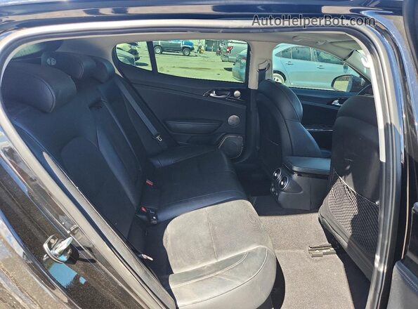 KNAE25LA2J6013040 2018 KIA STINGER Black Vista interior trasera