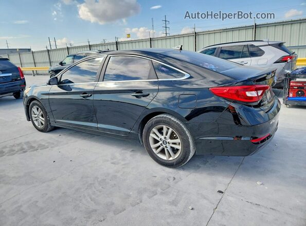 5NPE24AFXHH537290 2017 HYUNDAI SONATA Black უკანა მარჯვენა