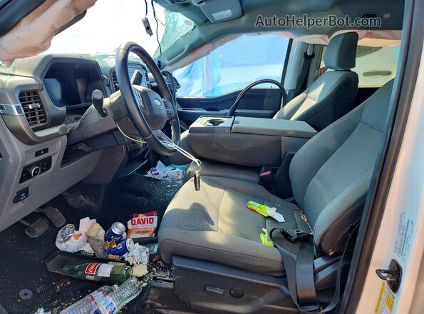 1FTEW3K84SKE87025 2025 FORD F150 White Dashboard view