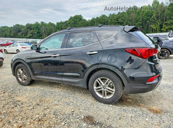 5XYZU3LB7HG393219 2017 HYUNDAI SANTA Black Задня права чверть