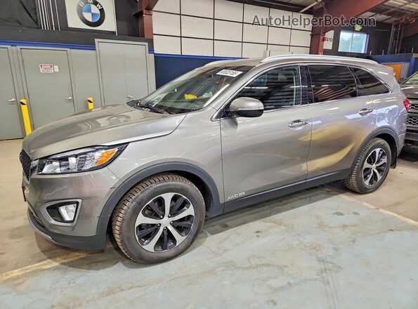 5XYPHDA51HG231388 2017 KIA SORENTO Gray Rear left