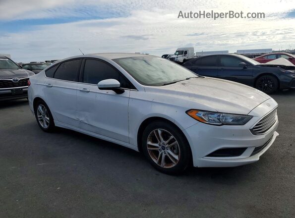3FA6P0HD3JR150737 2018 FORD FUSION White წინა ხედი