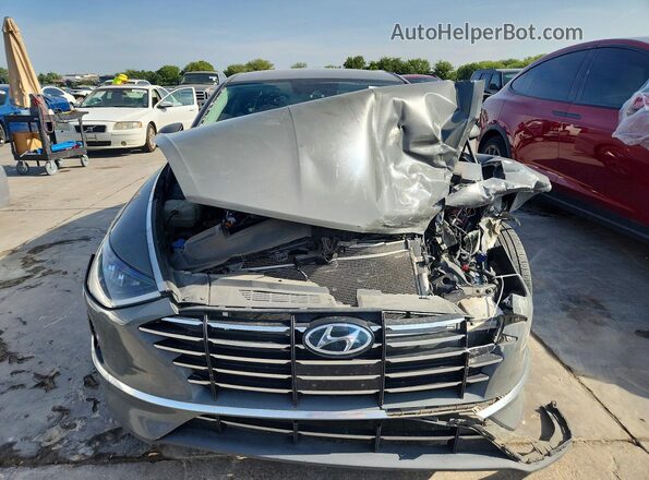 5NPEG4JA2MH083374 2021 HYUNDAI SONATA Gray Vista trasera