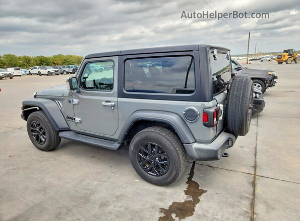 1C4GJXAN0PW639498 2023 JEEP WRANGLER Серый Задняя правая четверть