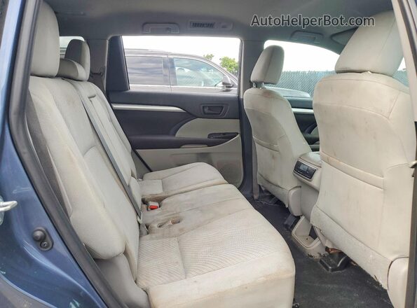 5TDZARFH1KS044160 2019 TOYOTA HIGHLANDER Blue Engine compartment view