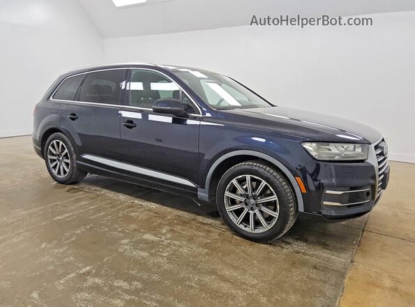 WA1LHAF76JD002713 2018 AUDI Q7 Black Դիմացի տեսք