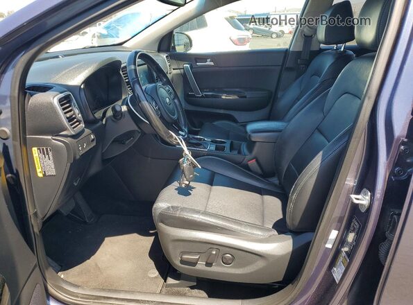 KNDPN3AC2K7520558 2019 KIA SPORTAGE Синий Вид панели приборов