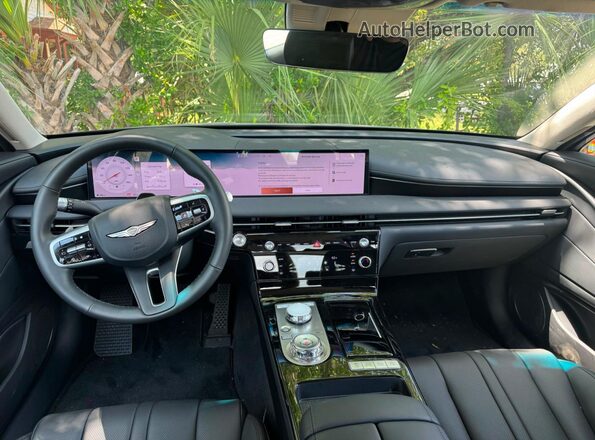 KMTGA4SC1TU317326 2026 GENESIS G80 Black Вид задніх сидінь