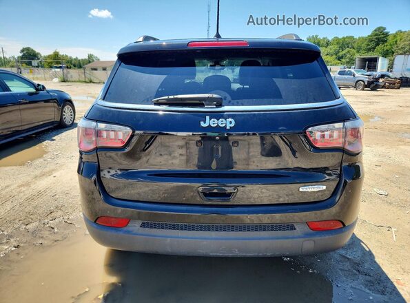 3C4NJCBB4JT124943 2018 JEEP COMPASS Black წინა სალონის ხედი