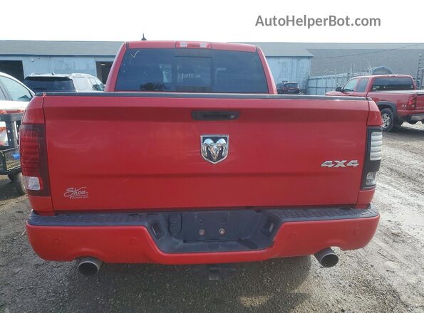 1C6RR7MT0HS743565 2017 RAM 1500 Красный Вид салона спереди