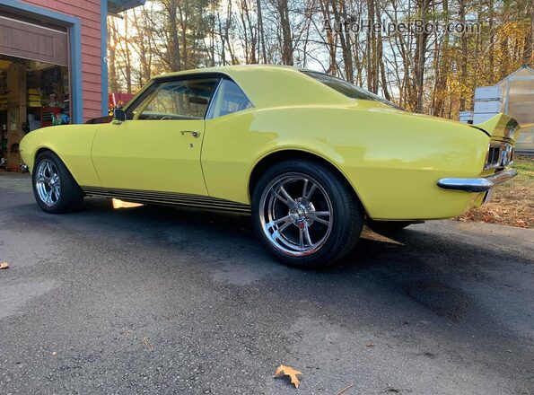 124378N385250 1968 CHEVROLET CAMARO Желтый Передняя правая четверть