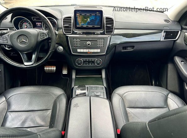 4JGED6EB1GA016666 2016 MERCEDES-BENZ GLE Gray ხელსაწყოთა პანელის ხედი
