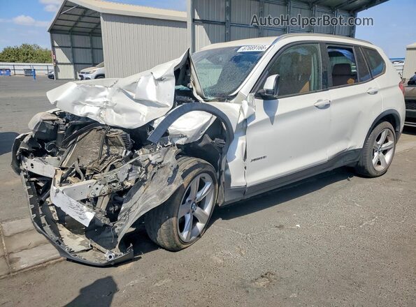 5UXWX9C51H0T07723 2017 BMW X3 White Հետևի ձախ