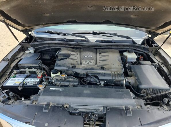 JN8AZ2NE5G9126519 2016 INFINITI QX80 Black Вид наклейки з VIN-кодом