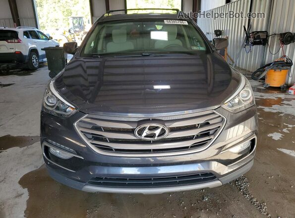 5XYZUDLB5HG489467 2017 HYUNDAI SANTA Серый Вид сзади