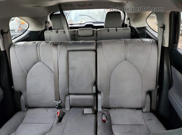 5TDCZRBH1LS037005 2020 TOYOTA HIGHLANDER Blue უკანა სალონის ხედი