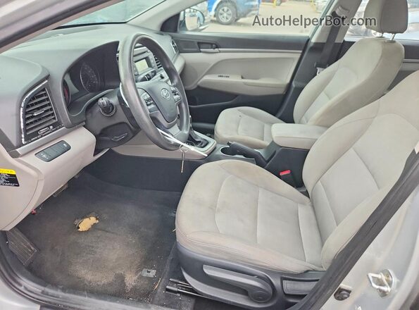 5NPD74LF6HH166591 2017 HYUNDAI ELANTRA Silver Widok deski rozdzielczej