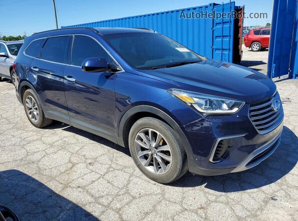 KM8SMDHF2HU179266 2017 HYUNDAI SANTA Blue Widok z przodu