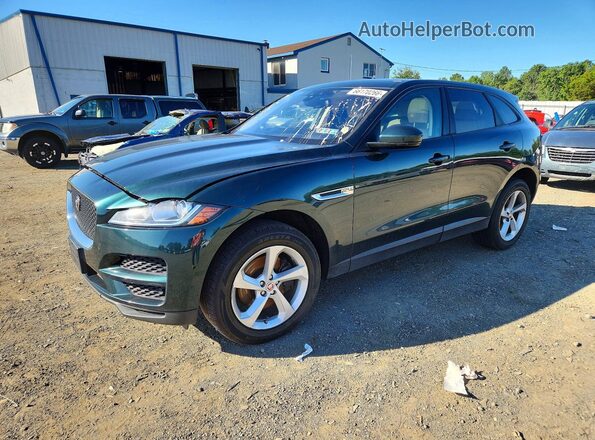 SADCJ2BV6HA499671 2017 JAGUAR F-PACE Green Rear left