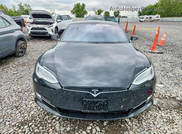 5YJSA1E25MF423668 2021 TESLA MODEL Black უკანა ხედი