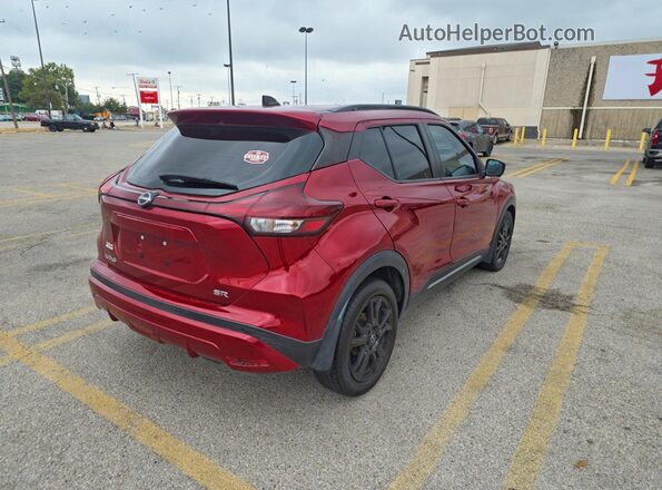 3N1CP5DV6NL496009 2022 NISSAN KICKS Maroon Widok z przodu