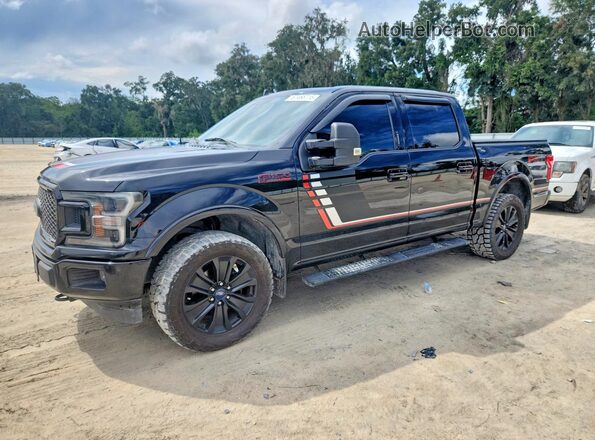 1FTEW1E53KFB97700 2019 FORD F150 Black Rear left