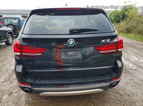 5UXKR0C37H0V72827 2017 BMW X5 Черный Вид салона спереди