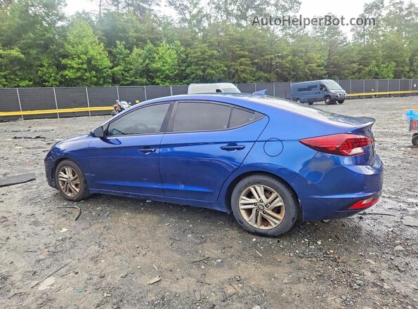 5NPD84LF0KH404858 2019 HYUNDAI ELANTRA Синий Задняя правая четверть