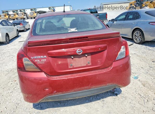 3N1CN7AP7HL830334 2017 NISSAN VERSA Maroon Widok wnętrza z przodu