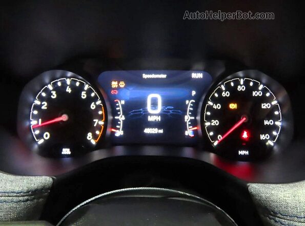 3C4NJDAN7ST515037 2025 JEEP COMPASS Black Instrument cluster view