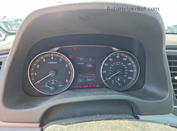 KMHD74LFXHU090486 2017 HYUNDAI ELANTRA Black Вид задніх сидінь