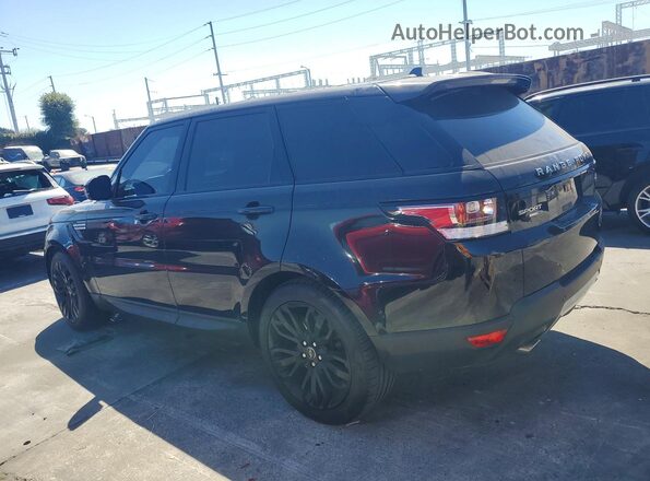 SALWR2VF0GA580243 2016 LAND ROVER RANGE ROVER Черный Задняя правая четверть